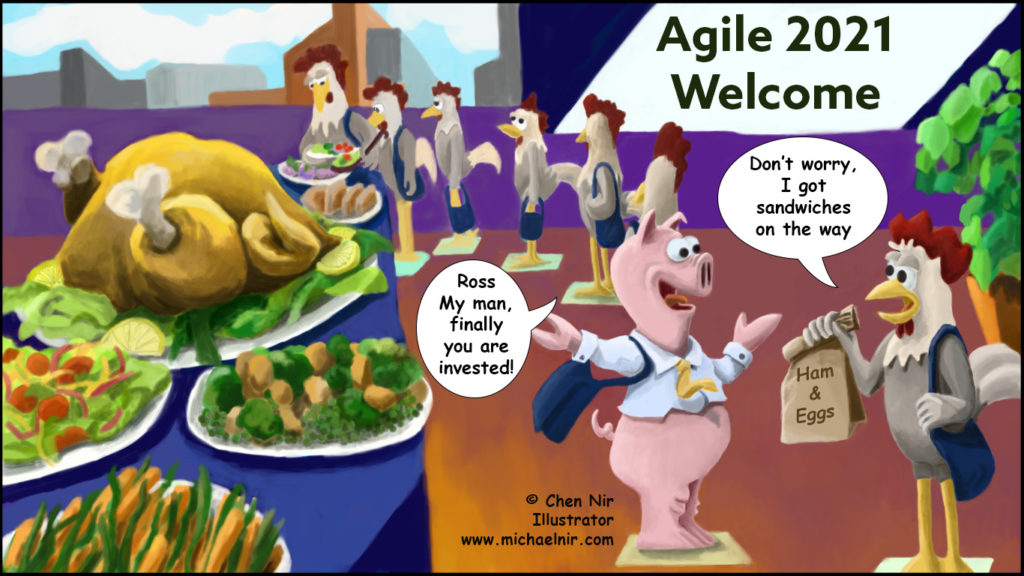Agile Conference Chicken Pig Buffet CN8